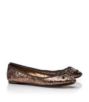 Tory Burch shoes - chelsea GLITTER BALLET FLAT bronze.jpg